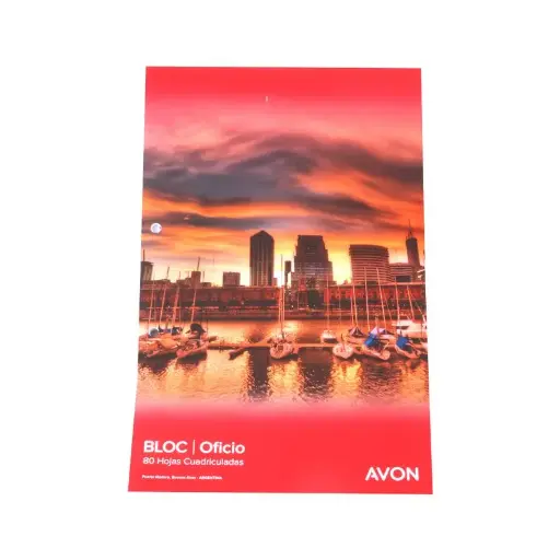 [359148] AVON BLOCK A4 CUADRICULAS X80