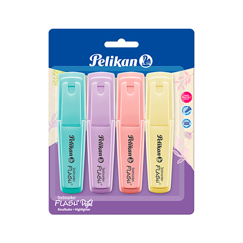 [448350] BLISTER X4 RESALTADOR FLASH PELIKAN