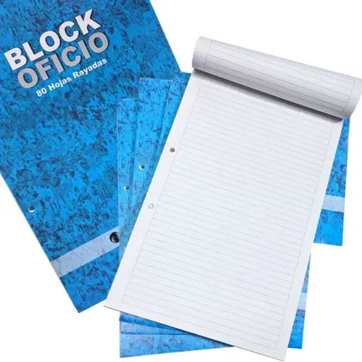 [7796569233111] BLOCK OFICIO 80 H RAYADAS  POTOSI