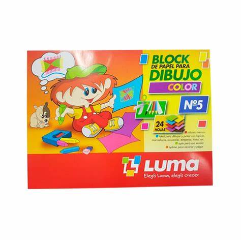 [364181] BLOCK PARA DIBUJO N°5 COLOR