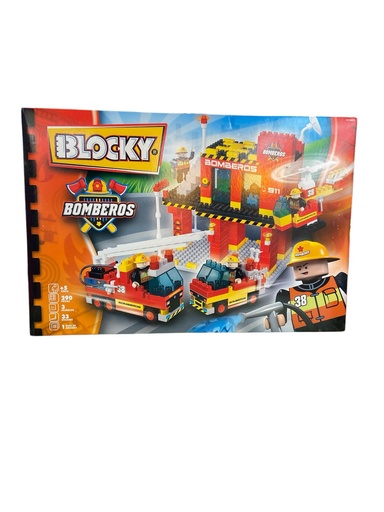 [73310652] BLOCKY BOMBERO 3 290 PIEZAS