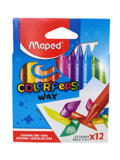 [453367] CRAYONES CERA MAPED X12