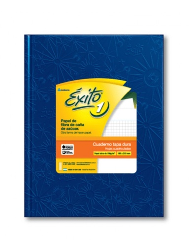 [363118] CUADERNO EXITO CUADRICULADO  X48 N°1 AZUL