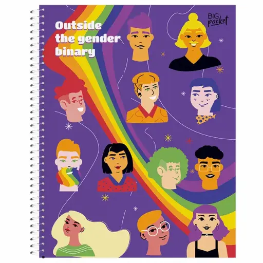 [330042] CUADERNO UNIVERSITARIO RX80 ARCOIRIS
